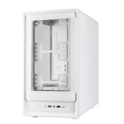 корпус Ginzzu CL420 mATX передняя панель Стекло белый