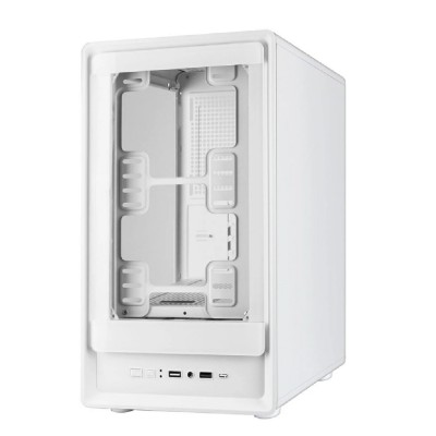 корпус Ginzzu CL420 mATX передняя панель Стекло белый корпус Ginzzu CL420 mATX передняя панель Стекло белый