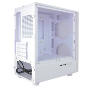 корпус Ginzzu CL411 mATX передняя панель Сетка белый