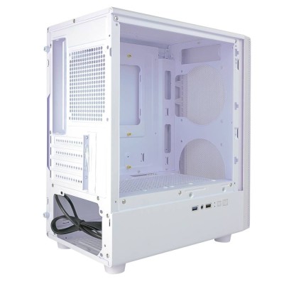 корпус Ginzzu CL411 mATX передняя панель Сетка белый корпус Ginzzu CL411 mATX передняя панель Сетка белый