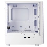 корпус Ginzzu CL412 mATX передняя панель Стекло белый