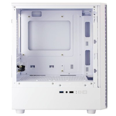 корпус Ginzzu CL412 mATX передняя панель Стекло белый корпус Ginzzu CL412 mATX передняя панель Стекло белый