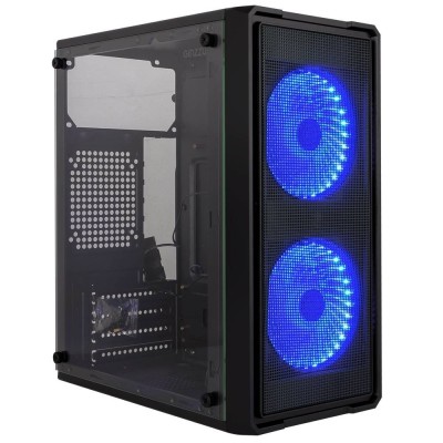корпус Ginzzu B172 2*USB 2.0,AU FAN 2*12 LED (12LB33) боковая панель стекло передняя сетка корпус Ginzzu B172 2*USB 2.0,AU FAN 2*12 LED (12LB33) боковая панель стекло передняя сетка