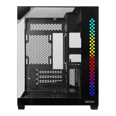 корпус Ginzzu V340 RGB подсветка, закаленное стекло 1*USB 3.0,1*USB 2.0, AU Белый mATX корпус Ginzzu V340 RGB подсветка, закаленное стекло 1*USB 3.0,1*USB 2.0, AU Белый mATX