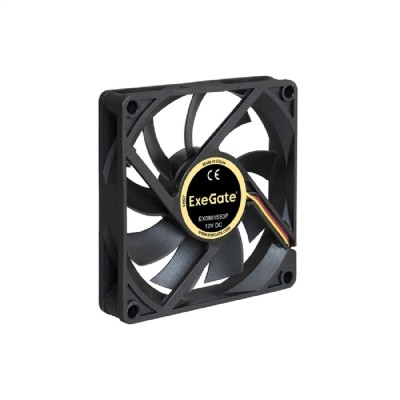 Вентиляторы Exegate EX180973RUS Вентилятор ExeGate Mirage-S 80x80x15 подшипник скольжения, 2000 RPM, 23dB, 3pin Вентиляторы Exegate EX180973RUS Вентилятор ExeGate Mirage-S 80x80x15 подшипник скольжения, 2000 RPM, 23dB, 3pin