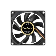 Вентиляторы Exegate EX180973RUS Вентилятор ExeGate Mirage-S 80x80x15 подшипник скольжения, 2000 RPM, 23dB, 3pin