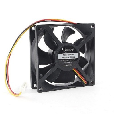 Вентилятор Gembird Вентилятор 80x80x25 гидродинамический, 3 pin, провод 30 см (D8025HM-3) Вентилятор Gembird Вентилятор 80x80x25 гидродинамический, 3 pin, провод 30 см (D8025HM-3)
