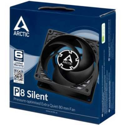 Вентилятор Case fan ARCTIC P8 Silent (Black/Black) - retail (ACFAN00152A) Вентилятор Case fan ARCTIC P8 Silent (Black/Black) - retail (ACFAN00152A)