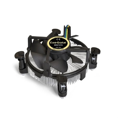 Вентиляторы Exegate EX283280RUS Кулер ExeGate EE97379, Al, S1150/1151/1155/1156, TDP 65W, Hydro bearing, 4pin, 23.5db, BOX Вентиляторы Exegate EX283280RUS Кулер ExeGate EE97379, Al, S1150/1151/1155/1156, TDP 65W, Hydro bearing, 4pin, 23.5db, BOX