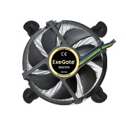 Вентиляторы Exegate EX283280RUS Кулер ExeGate EE97379, Al, S1150/1151/1155/1156, TDP 65W, Hydro bearing, 4pin, 23.5db, BOX