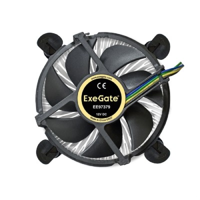 Вентиляторы Exegate EX283280RUS Кулер ExeGate EE97379, Al, S1150/1151/1155/1156, TDP 65W, Hydro bearing, 4pin, 23.5db, BOX Вентиляторы Exegate EX283280RUS Кулер ExeGate EE97379, Al, S1150/1151/1155/1156, TDP 65W, Hydro bearing, 4pin, 23.5db, BOX