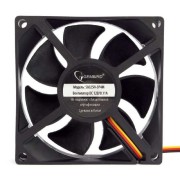 Вентилятор Gembird Вентилятор 80x80x25, гидрод., тихий, 3 pin/4pin Molex, провод 30 см (S8025H-3P4M)