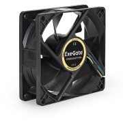 Вентиляторы Exegate EX283378RUS Вентилятор ExeGate E08025B4P-PWM, 80x80x25 мм, двойной шарикоподшипник, 4pin, PWM, 22dBA