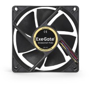 Вентиляторы Exegate EX283379RUS Вентилятор ExeGate EX08025H4P-PWM, 80x80x25 мм, гидродинамический, 4pin, PWM, 23dBA