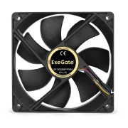 Вентиляторы Exegate EX283391RUS Вентилятор ExeGate E12025B4P-PWM, 120x120x25 мм, двойной шарикоподшипник, 4pin, PWM, 22dBA