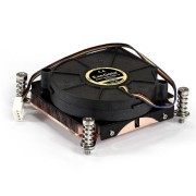 Вентиляторы Exegate EX286162RUS Кулер ExeGate ESNK-0049.PWM.1U.115x.Cu (радиальный (улитка), медный, 1U, LGA1150/1151/1155/1156/1200, TDP 115W, Fan 75mm, PWM, 2000-5000RPM, 2 ball bearing, 4pin, 46-54db, ресурс 7