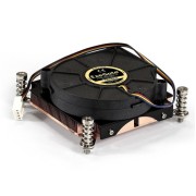 Вентиляторы Exegate EX286161RUS Кулер ExeGate ESNK-0049.PWM.1U.2011/66.Cu (радиальный (улитка), медный, 1U, socket LGA2011/2066, TDP 115W, Fan 75mm, PWM, 2000-5000RPM, 2 ball bearing, 4pin, 46-54db, ресурс 70000 