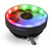 Вентиляторы Exegate EX286157RUS Кулер ExeGate Dark Magic EE126R-PWM.RGB (Al black coating, 775/1150/1151/1155/1156/1200/1700/A­M2/AM2+/AM3/AM3+/AM4/FM1/FM2/754/939/940 TDP 95W,Fan 120mm, PWM, 900-2000RPM,Hydro be