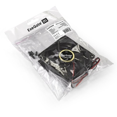 Вентиляторы Exegate EX283380RUS Вентилятор ExeGate EX08025HM, 80x80x25 мм, Hydraulic bearing (гидродинамический), Molex, 1800RPM, 21dBA Вентиляторы Exegate EX283380RUS Вентилятор ExeGate EX08025HM, 80x80x25 мм, Hydraulic bearing (гидродинамический), Molex, 1800RPM, 21dBA