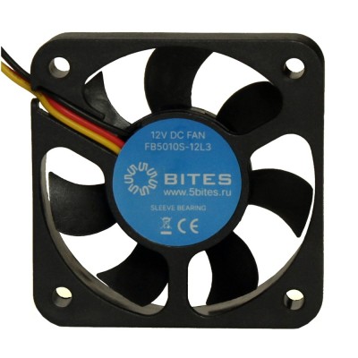 Вентиляторы 5bites Вентилятор FB5010S-12L3 50X10 / SLEEVE / 4200RPM / 3P Вентиляторы 5bites Вентилятор FB5010S-12L3 50X10 / SLEEVE / 4200RPM / 3P