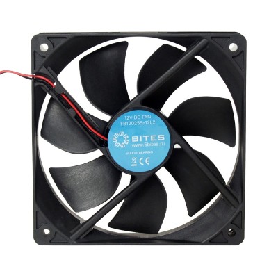 Вентиляторы 5bites Вентилятор FB12025S-12L2 120X25 / SLEEVE / 1200RPM / 2P Вентиляторы 5bites Вентилятор FB12025S-12L2 120X25 / SLEEVE / 1200RPM / 2P