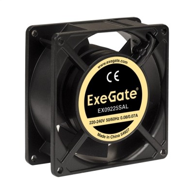 Вентиляторы Exegate EX289005RUS Вентилятор 220В ExeGate EX09225SAL (92x92x25 мм, Sleeve bearing (подшипник скольжения), подводящий провод 30 см, 2500RPM, 34dBA) Вентиляторы Exegate EX289005RUS Вентилятор 220В ExeGate EX09225SAL (92x92x25 мм, Sleeve bearing (подшипник скольжения), подводящий провод 30 см, 2500RPM, 34dBA)