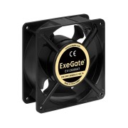 Вентиляторы Exegate EX289021RUS Вентилятор 220В ExeGate EX12038SAT (120x120x38 мм, Sleeve bearing (подшипник скольжения), клеммы, 2600RPM, 42dBA)