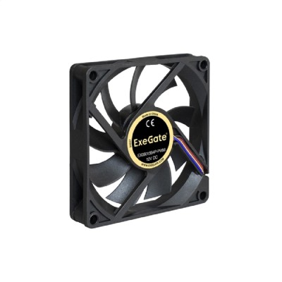 Вентиляторы Exegate EX288924RUS Вентилятор ExeGate EX08015B4P-PWM (80x80x15 мм, 2-Ball (двойной шарикоподшипник), 4pin, PWM, 24dBA) Вентиляторы Exegate EX288924RUS Вентилятор ExeGate EX08015B4P-PWM (80x80x15 мм, 2-Ball (двойной шарикоподшипник), 4pin, PWM, 24dBA)