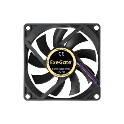 Вентиляторы Exegate EX288924RUS Вентилятор ExeGate EX08015B4P-PWM (80x80x15 мм, 2-Ball (двойной шарикоподшипник), 4pin, PWM, 24dBA) Вентиляторы Exegate EX288924RUS Вентилятор ExeGate EX08015B4P-PWM (80x80x15 мм, 2-Ball (двойной шарикоподшипник), 4pin, PWM, 24dBA)