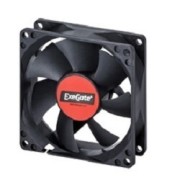 Вентиляторы Exegate EX288994RUS Вентилятор 220B ExeGate EX08025SAT (80x80x25 мм, Sleeve bearing (подшипник скольжения), клеммы, 2500RPM, 31dBA)