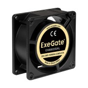 Вентиляторы Exegate EX288996RUS Вентилятор 220В ExeGate EX08025SAL (80x80x25 мм, Sleeve bearing (подшипник скольжения), подводящий провод 30 см, 2500RPM, 31dBA)