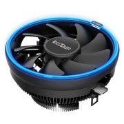 Вентиляторы PCCooler E126MB Кулер S775/115X/AM2/2+/AM3/3+/AM4/FM1/FM2/2+ (TDP 92W, вент-р 120мм с PWM, Blue LED FAN, 1000-1800RPM, 26.5dBa) Retail Color Box 48 (111313)