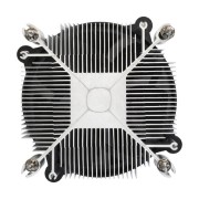 Вентиляторы Exegate EX292654RUS Кулер ExeGate ETA-20.V1700 (Al, LGA1700/1150/1151/1155/1156/1200/1366, TDP 90W, Fan 95mm, 2400RPM, Hydro bearing, 3pin, 22db, 340г, с термопастой, на винтах, Color Box)