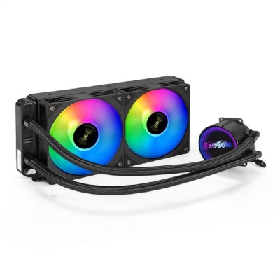 Вентиляторы Exegate EX293458RUS Комплект водяного охлаждения ExeGate BlackWater-240.PWM.ARGB (3 PIN 5V ADDRESSABLE RGB подсветка, LGA2066/2011/1366/1150/1151/1155/1156/1200/1700/AM4/FM1/FM2/FM2+/AM2/AM2+/AM3/AM3+ Вентиляторы Exegate EX293458RUS Комплект водяного охлаждения ExeGate BlackWater-240.PWM.ARGB (3 PIN 5V ADDRESSABLE RGB подсветка, LGA2066/2011/1366/1150/1151/1155/1156/1200/1700/AM4/FM1/FM2/FM2+/AM2/AM2+/AM3/AM3+