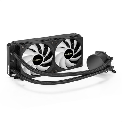 Вентиляторы Exegate EX293458RUS Комплект водяного охлаждения ExeGate BlackWater-240.PWM.ARGB (3 PIN 5V ADDRESSABLE RGB подсветка, LGA2066/2011/1366/1150/1151/1155/1156/1200/1700/AM4/FM1/FM2/FM2+/AM2/AM2+/AM3/AM3+ Вентиляторы Exegate EX293458RUS Комплект водяного охлаждения ExeGate BlackWater-240.PWM.ARGB (3 PIN 5V ADDRESSABLE RGB подсветка, LGA2066/2011/1366/1150/1151/1155/1156/1200/1700/AM4/FM1/FM2/FM2+/AM2/AM2+/AM3/AM3+