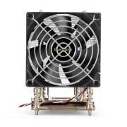 Вентиляторы Exegate EX293437RUS Кулер ExeGate ESNK-P0064AP4.PWM.4U.SP3.Cu (Al+Cu, 4U, 6 тепл. трубок, LGA SP3, TDP 280W, PWM, 1900-3800RPM, 2 ball bearing, 4pin, 44db, 730г, на винтах, с термопастой, Retail box)