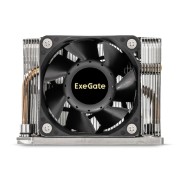 Вентиляторы Exegate EX293439RUS Кулер ExeGate ESNK-P0068AP4.PWM.2U.3647.Cu (Al+Cu, 2U, 4 тепл. трубки, LGA3647, TDP 205W, PWM, 2100-6800RPM, 2 ball bearing, 4pin, 52db, 430г, на винтах, с термопастой, Retail box)