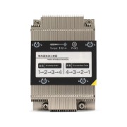 Вентиляторы Exegate EX293445RUS Радиатор для процессора ExeGate ESNK-P0063P.2U.SP3.Cu (Al+Cu, 2U, 4 тепл. трубки, LGA SP3, TDP 280W, 420г, на винтах, с термопастой, Retail box)