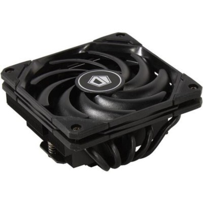 вентилятор Cooler ID-Cooling IS-55 BLACK LGA1700/1200/115X/AM5/AM4 низкопрофильный высота 55mm ( TDP 125W, PWM, 5 тепл.трубок + медная база, FAN 120mm, черный вентилятор Cooler ID-Cooling IS-55 BLACK LGA1700/1200/115X/AM5/AM4 низкопрофильный высота 55mm ( TDP 125W, PWM, 5 тепл.трубок + медная база, FAN 120mm, черный