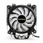 Вентиляторы Exegate EX293667RUS Кулер ExeGate Dark Magic EXX400V2-PWM.RGB Al+Cu, черное покрытие, 4 тепл.трубки, LGA775/1150/1151/1155/1156/1200/1700/AM2/AM2+/AM3/AM3+/AM4/FM1/FM2/754/939/940, TDP 140W, Fan120m