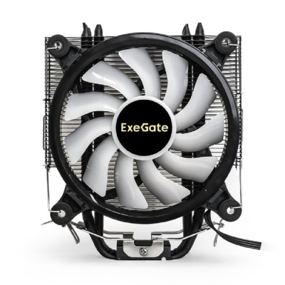 Вентиляторы Exegate EX293667RUS Кулер ExeGate Dark Magic EXX400V2-PWM.RGB Al+Cu, черное покрытие, 4 тепл.трубки, LGA775/1150/1151/1155/1156/1200/1700/AM2/AM2+/AM3/AM3+/AM4/FM1/FM2/754/939/940, TDP 140W, Fan120m Вентиляторы Exegate EX293667RUS Кулер ExeGate Dark Magic EXX400V2-PWM.RGB Al+Cu, черное покрытие, 4 тепл.трубки, LGA775/1150/1151/1155/1156/1200/1700/AM2/AM2+/AM3/AM3+/AM4/FM1/FM2/754/939/940, TDP 140W, Fan120m
