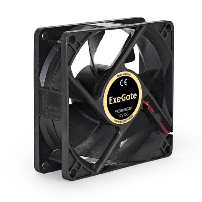 Вентиляторы Exegate EX294047RUS Вентилятор ExeGate EX08025S2P, 80x80x25 мм, Sleeve bearing (подшипник скольжения), 2pin (разъем 2.54; для блоков питания ATX), 2200RPM, 27dBA Вентиляторы Exegate EX294047RUS Вентилятор ExeGate EX08025S2P, 80x80x25 мм, Sleeve bearing (подшипник скольжения), 2pin (разъем 2.54; для блоков питания ATX), 2200RPM, 27dBA