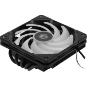 вентилятор Cooler ID-Cooling IS-55 ARGB Black LGA1700/1200/115X/AM5/AM4 высота 55mm (27шт/кор, TDP 125W, PWM, 5 тепл.трубок + медная база, ARGB FAN 120mm, черный) BOX