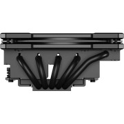 вентилятор Cooler ID-Cooling IS-55 ARGB Black LGA1700/1200/115X/AM5/AM4 высота 55mm (27шт/кор, TDP 125W, PWM, 5 тепл.трубок + медная база, ARGB FAN 120mm, черный) BOX