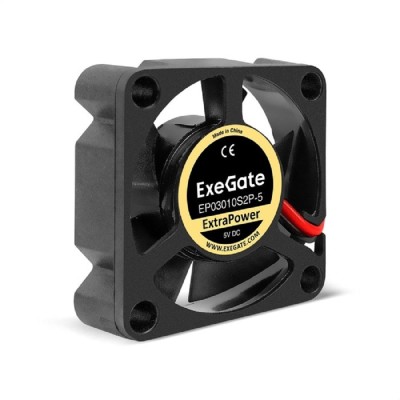 Вентиляторы Exegate EX295191RUS Вентилятор 5В DC ExeGate ExtraPower EP03010S2P-5 (30x30x10 мм, Sleeve bearing (подшипник скольжения), 2pin, 12000RPM, 33dBA) Вентиляторы Exegate EX295191RUS Вентилятор 5В DC ExeGate ExtraPower EP03010S2P-5 (30x30x10 мм, Sleeve bearing (подшипник скольжения), 2pin, 12000RPM, 33dBA)
