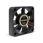 Вентиляторы Exegate EX295199RUS Вентилятор 5В DC ExeGate EX05010S2P-5 (50x50x10 мм, Sleeve bearing (подшипник скольжения), 2pin, 5500RPM, 27dBA)