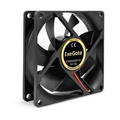 Вентиляторы Exegate EX295206RUS Вентилятор 24B DC ExeGate EX08025S2P-24 (80x80x25 мм, Sleeve bearing (подшипник скольжения), 2pin, 2800RPM, 28dBA) Вентиляторы Exegate EX295206RUS Вентилятор 24B DC ExeGate EX08025S2P-24 (80x80x25 мм, Sleeve bearing (подшипник скольжения), 2pin, 2800RPM, 28dBA)