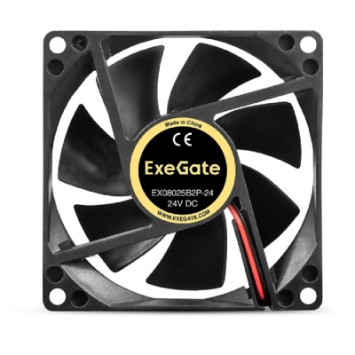 Вентиляторы Exegate EX295207RUS Вентилятор 24B DC ExeGate EX08025B2P-24 (80x80x25 мм, 2-Ball (двойной шарикоподшипник), 2pin, 2850RPM, 28.5dBA) Вентиляторы Exegate EX295207RUS Вентилятор 24B DC ExeGate EX08025B2P-24 (80x80x25 мм, 2-Ball (двойной шарикоподшипник), 2pin, 2850RPM, 28.5dBA)
