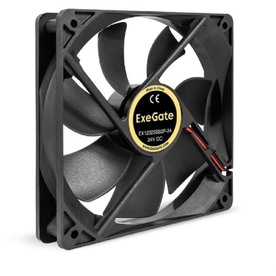 Вентиляторы Exegate EX295211RUS Вентилятор 24В DC ExeGate EX12025B2P-24 (120x120x25 мм, 2-Ball (двойной шарикоподшипник), 2pin, 2150RPM, 35.3dBA) Вентиляторы Exegate EX295211RUS Вентилятор 24В DC ExeGate EX12025B2P-24 (120x120x25 мм, 2-Ball (двойной шарикоподшипник), 2pin, 2150RPM, 35.3dBA)