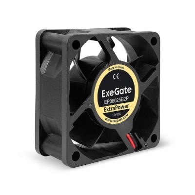 Вентиляторы Exegate EX295229RUS Вентилятор 12В DC ExeGate ExtraPower EP06025B2P (60x60x25 мм, 2-Ball (двойной шарикоподшипник), 2pin, 4500RPM, 31dBA) Вентиляторы Exegate EX295229RUS Вентилятор 12В DC ExeGate ExtraPower EP06025B2P (60x60x25 мм, 2-Ball (двойной шарикоподшипник), 2pin, 4500RPM, 31dBA)